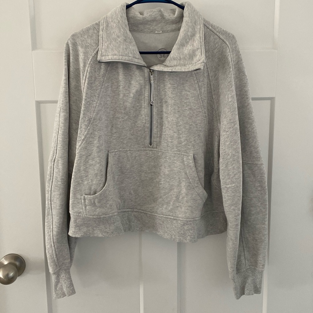 LuLuLemon scuba half zip funnel neck